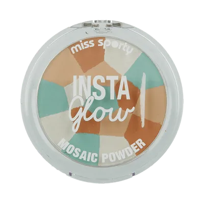 Miss Sporty Insta Glow, Mosaic Powder (Puder mozaikowy)