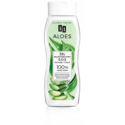 AA Aloes, Żel multifunkcyjny S.O.S. do rąk i ciała 100% Aloe Vera