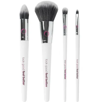 Look Good Feel Better Anti-Bacterial Brush Set (Zestaw pędzli do makijażu)