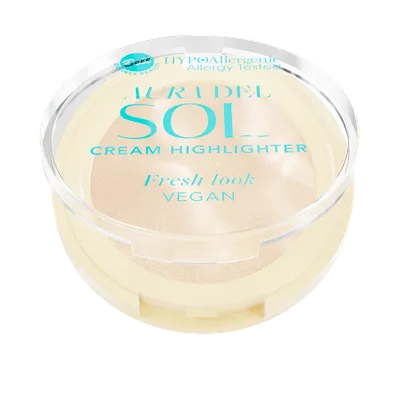 Bell HYPOAllergenic, Aura del Sol, Cream Highlighter (Kremowy rozświetlacz do twarzy)