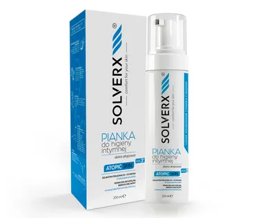 Solverx Atopic Skin, Pianka do higieny intymnej skóra atopowa