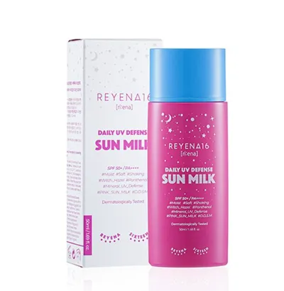 Reyena16 Daily UV Defense Sun Milk SPF50+/PA++++ (Mleczko ochronne do twarzy z filtrem)