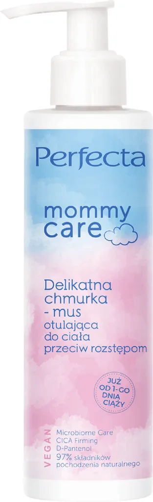 Perfecta Mommy Care, Delikatna chmurka-mus otulająca do ciała przeciw rozstępom