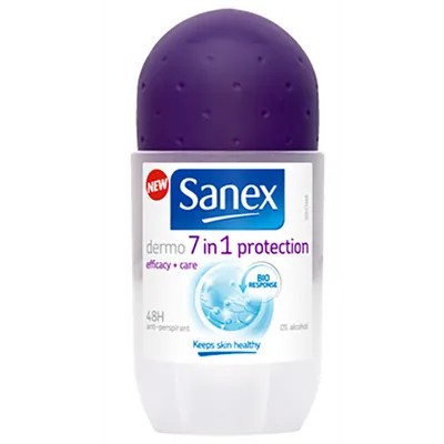 Sanex Dermo 7 In 1 Protection Efficacy + Care, Antyperspirant w kulce