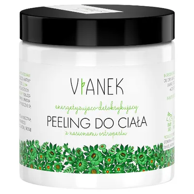 Vianek Seria Zielona, Energetyzująco - detoksykujący peeling do ciała