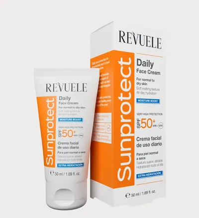Revuele Sunprotect, Daily Face Cream Moisture Boost SPF 50+ (Krem z filtrem)