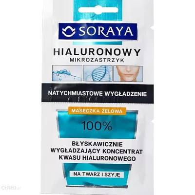 Soraya Hialuronowy Mikrozastrzyk, Maseczka żelowa do twarzy