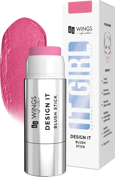 AA Wings of Color It Girl, Design It Blush Stick (Róż w sztyfcie)