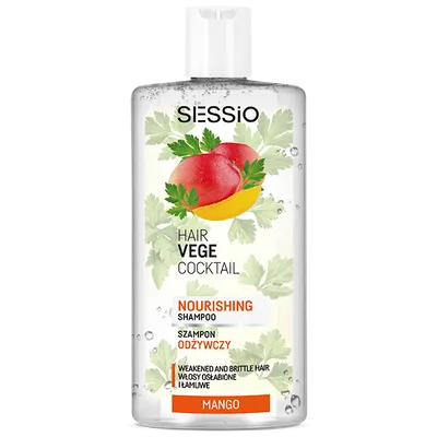 Sessio Hair Vege Coctail, Nourishing Shampoo (Delikatny szampon odżywczy bez SLES)