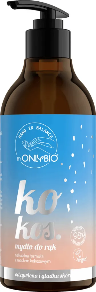 OnlyBio Hand in Balance, Mydło do rąk `Kokos`