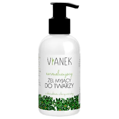 Vianek Seria Zielona, Normalizujący żel myjący do twarzy