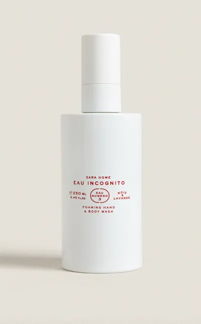 Zara Home, Foaming Hand & Body Wash Eau Incognito (Pianka do rąk i ciała)