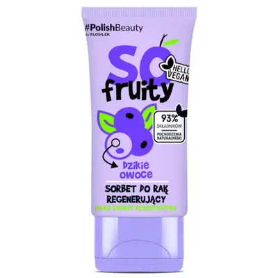 Floslek So fruity, Sorbet do rąk regenerujący `Dzikie owoce`