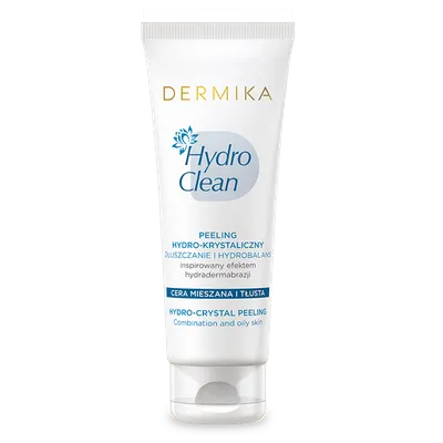 Dermika HydroClean, Peeling hydro- krystaliczny z kwiatem lotosu i kryształami perlitu do cery mieszanej i tłustej