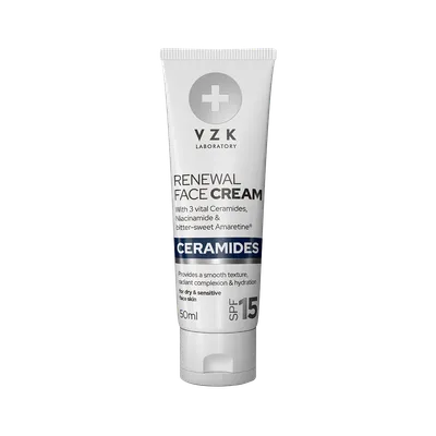 VZK Laboratory Ceramides, Renewal Face Cream SPF15 (Krem do twarzy z ceramidami)