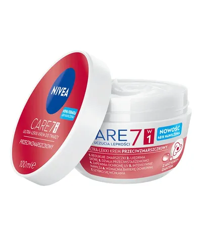 Nivea Care, Ultra-lekki krem przeciwzmarszczkowy 7w1