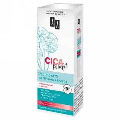 AA Cica Benefit, Żel pod oczy ultra nawilżający