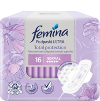 Femina Everyday, Podpaski higieniczne Ultra Total Protecion `Normal`
