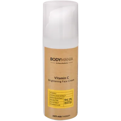 Stara Mydlarnia Body Mania, Vitamin C Brightening Face Cream (Rozjaśniający  krem do twarzy z witaminą C)