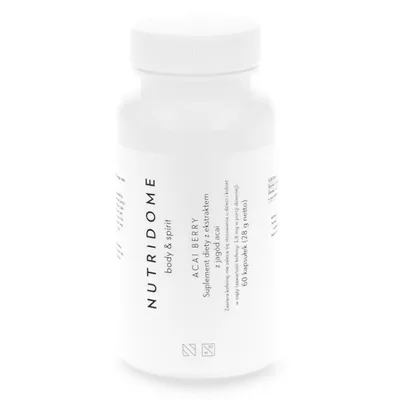 Nutridome Acai Berry, Suplement diety z ekstraktem z jagód acai