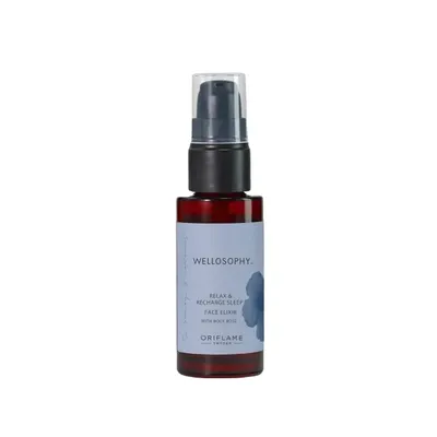 Oriflame Wellosophy, Relax & Recharge Sleep Face Elixir (Kojący eliksir do twarzy  na noc)