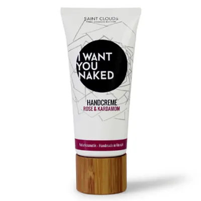 I Want You Naked Handcreme Rose & Kardamon (Krem do rąk `Róża i kardamon`)
