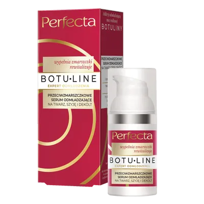 Perfecta Botu-Line, Przeciwzmarszczkowe serum odmładzające na twarz, szyję i dekolt