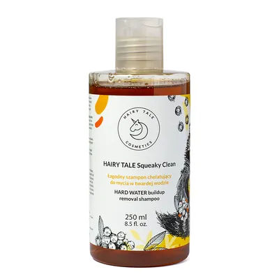 Hairy Tale Cosmetics Squeaky Clean Hard Water Buildup Removal Shampoo (Łagodny szampon chelatujący do mycia w twardej wodzie)