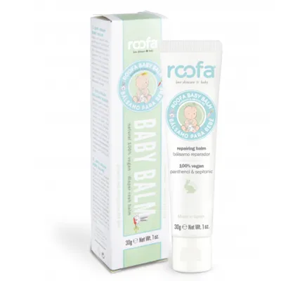 Mom & Baby by Roofa Vegan Baby Balm Panthenol & Sepitonic (Regenerujący balsam do ciała dla niemowląt)