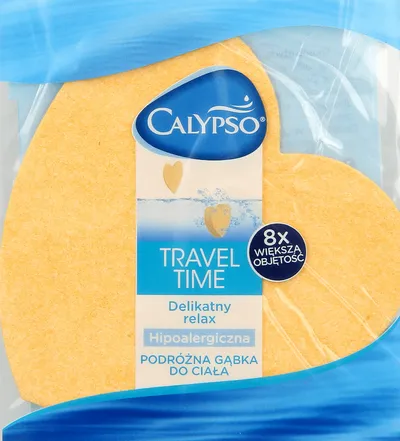 Calypso Travel Time, Sponge (Delikatny relax, Hipoalergiczna podróżna gąbka do ciała)