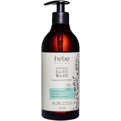 Hebe Naturals, Mydło do rąk `Ogórek & kiwi`