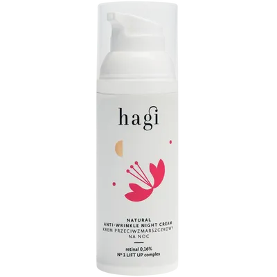 Hagi Natural Anti-wrinkle Night Cream (Krem przeciwzmarszczkowy na noc)