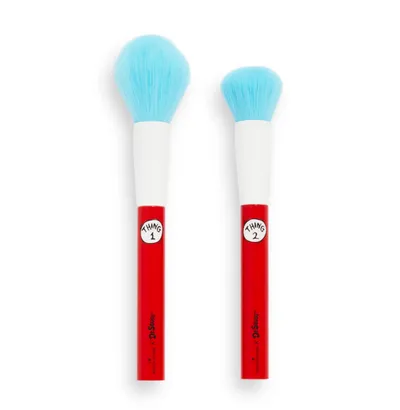 I Heart Revolution I Heart Revolution x Dr. Seuss, Thing 1 and Thing 2 Brush Set (Zestaw pędzli do makijażu twarzy)