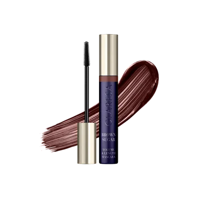 Claresa Brown Sugar, Volume & Length Mascara (Brązowy tusz do rzęs)