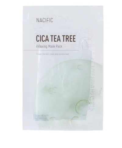 Nacific Cica Tea Tree, Relaxing Mask (Kojąca maseczka do twarzy w płachcie)