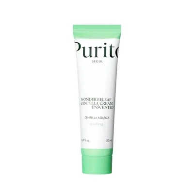 Purito Seoul Wonder Releaf Centella, Cream Unscented (Bezzapachowy krem do twarzy z ekstraktem z wąkrotki azjatyckiej)