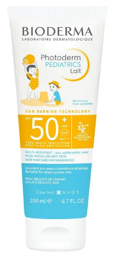Bioderma Photoderm Pediatrics Lait SPF 50+ (Mleczko ochronne dla dzieci SPF 50+)