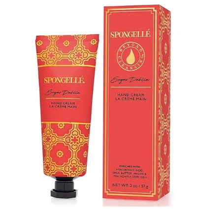 Spongelle Sugar Dahlia Hand Cream (Nawilżający krem do rąk z dalią cukrową)