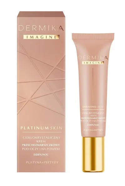 Dermika Imagine, Platinum Skin, Ciekłokrystaliczny krem przeciwzmarszczkowy pod oczy i na powieki