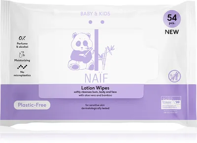Naif Baby & Kids, Lotion Wipes (Nawilżane chusteczki dla dzieci)