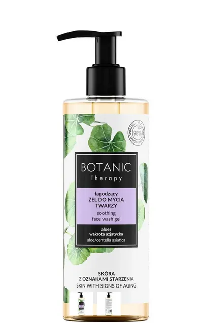 Botanic Skin Food Therapy, Łagodzący żel do mycia twarzy