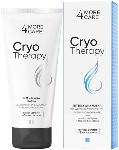 More4Care Cryo Therapy, Intensywna maska do włosów zniszczonych i pozbawionych blasku
