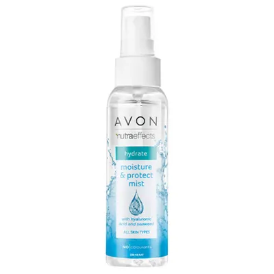 Avon Nutra Effects, Hydrate Moisture & Protect Mist (Nawilżająca mgiełka do twarzy)