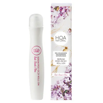 Hoa Natural Serum pod oczy roll-on `Żeń-szeń i bez`