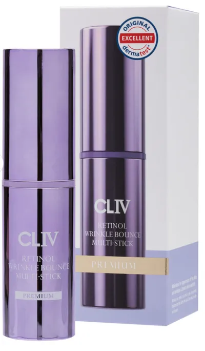Cliv Premium Retinol Wrinkle Bounce Multi-Stick (Przeciwzmarszczkowy sztyft z retinolem do twarzy)