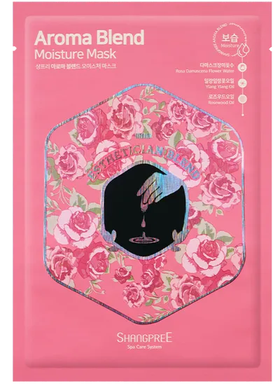 Shangpree Aroma Blend Moisture Mask (Maseczka w płacie  nawilżająca i przeciwzmarszczkowa)