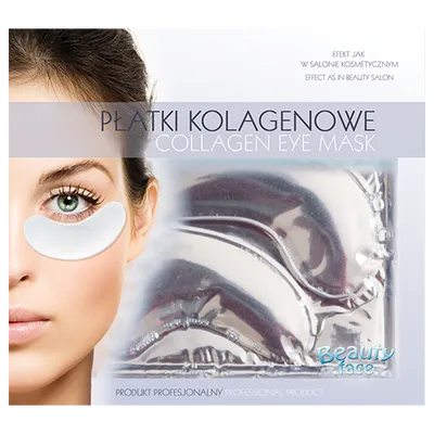 Beauty Face Collagen Eye Mask (Wygładzające kolagenowe płatki pod oczy przeciw cieniom i opuchliźnie)