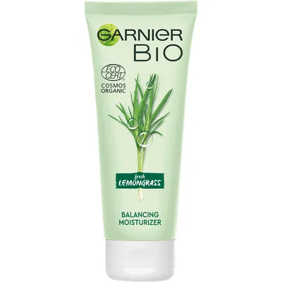 Garnier Bio, Fresh Lemongrass Balancing Moisturizer (Przywracający równowagę krem nawilżający z trawą cytrynową)