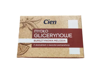 Cien Bursztynowa Melodia, Mydło glicerynowe  z ekstraktem z owoców pomarańczy