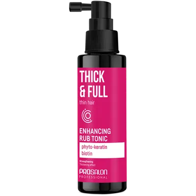 Prosalon Thick & Full, Enhancing Rub Tonic (Wzmacniający tonik do włosów)